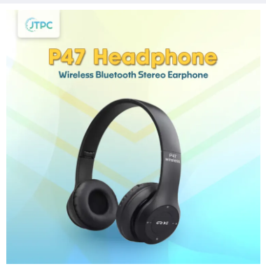 P47 Wireless Bluetooth Headphone Stereo Earphone with SD Card Slot