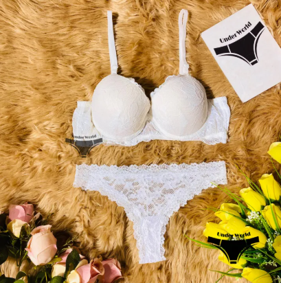 Push-Up Padded Bra Panty Set Soft Comfortable Women’s Lingerie
