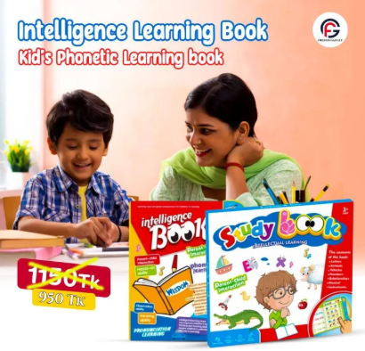Kids English Phonics Learning Book Interactive Educational Talking Study Book for Children