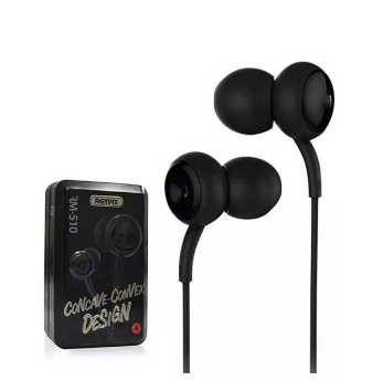 REMAX RM 510 Wired Earphone new unique headphone black REMAX RM 510 Wired Earphone new unique headphone black