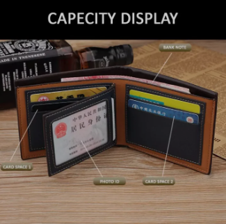 Fuerdanni Luxury Vintage Stylish Artificial Leather Wallet For Men | High Quality PU Leather | 6 Card Slots | Durable & Elegant Design