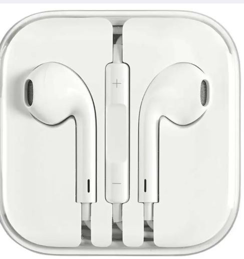 Super Headphone For All phones Wired Headset with Mic - White