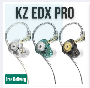 KZ Edx Pro Dynamic Dual Drive Deatchable Exchangeable Super Quality Earphone