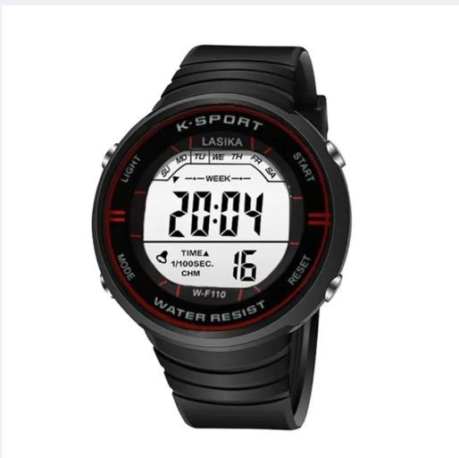 Lasika W-F110 Water Resistance/ Waterproof Silicon Digital Watch, Digital Wrist Sports Watch For Men - Watch For Men - Watch