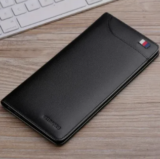 Leather Long Lusting Long Wallet For Men | PU Leather Slim Stylish Wallet | Multi-Compartment Travel Wallet